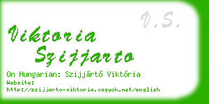 viktoria szijjarto business card